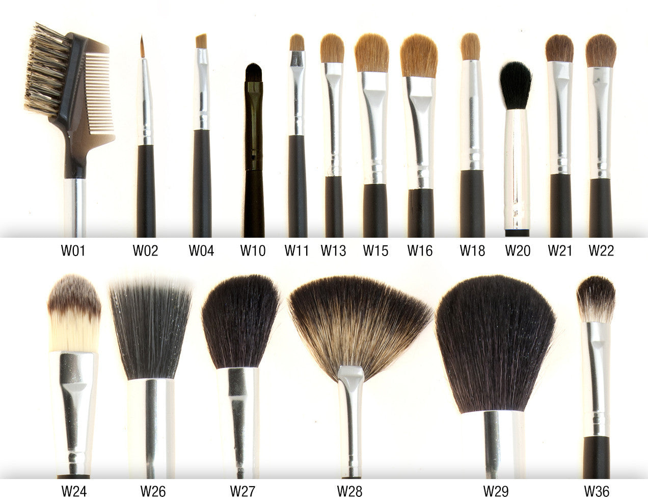 18 Piece Makeup Brush Set